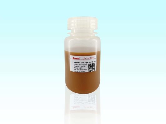BeaverBeadsTM 500nm Superparamagnetic Beads Dilapisi Dengan Hydroxyl Silica -OH Untuk Ekstraksi DNA Termasuk Air Steril