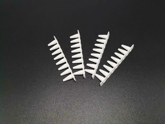 0.2mL PCR 8-Strip Tubes Lab Medis Habis Pakai Pipa Tinggi Putih Tanpa Penutup