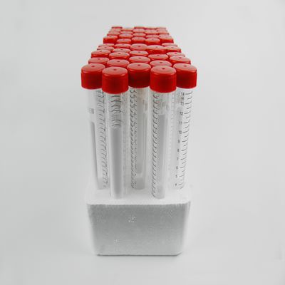 Tabung Centrifuge 15 mL Bahan Habis Pakai Laboratorium Medis Conical Bottom Racked Steril Bag